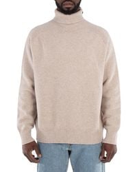 BOSS - Long Sleeve Wool Sweater - Lyst