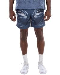 Burberry - Shark Printed Swim Shorts - Lyst