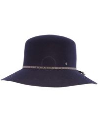 Maison Michel - Navy New Kendal On The Go Hat - Lyst