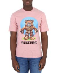 Moschino - Cotton Robot Bear T-shirt - Lyst