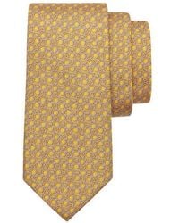 Ferragamo - Gancini Print Silk Tie - Lyst
