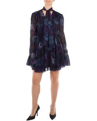 ROTATE BIRGER CHRISTENSEN - Ladies Parachute Chiffon Flowy Mini Dress - Lyst