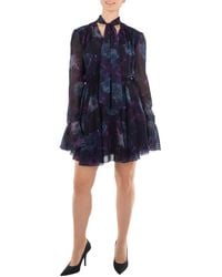 ROTATE BIRGER CHRISTENSEN - Ladies Parachute Chiffon Flowy Mini Dress - Lyst