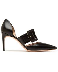 Bally - Jessye 85 Buckle Leather Pumps, Brand Size 36 Us - Lyst