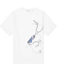 Burberry - Knight Hardware Printed Cotton T-Shirt - Lyst