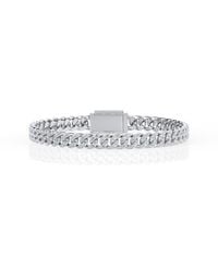 Brilliant Diamond - 5 Ctw Round Lab Grown Diamond Cuban Link Bracelet For - Lyst