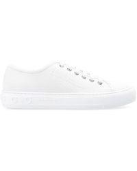 Ferragamo - Salvatore Ladies Mediterr Low Cut Sneakers, Brand Size 7.5 - Lyst