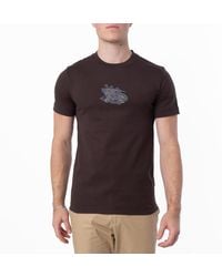 Burberry - Paisley Ekd Cotton Jersey T-Shirt - Lyst