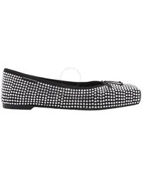T By Alexander Wang - Billie Crystal-Embellished Ballet Flats, Brand Size 37 Us - Lyst
