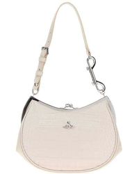 Vivienne Westwood - Ivory Leather Charm Frame Purse Shoulder Bag Pearl Borse A Mano - Lyst