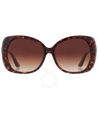 Kenneth Cole - Gradient Brown Oversized Sunglasses Rn2841 52f 58 - Lyst