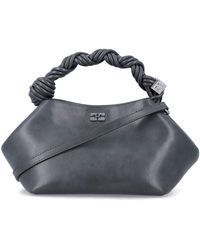 Ganni - Small Braided Bow Shoulder Bag - Lyst