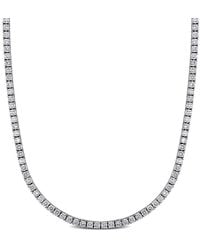 Created Forever - 12 1/4Ct Tw Lab-Grown Diamond Tennis Necklace - Lyst