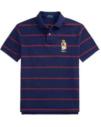 Polo Ralph Lauren - Slim-Fit Bear Mesh Polo Shirt - Lyst