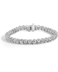 Haus of Brilliance - Igi Certified 14K 15.0 Cttw Oval Cut Lab Grown Diamond Tennis Bracelet - Lyst