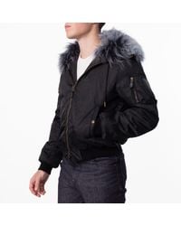Burberry - Paisley Nylon Bomber Jacket, Brand Size 52 Us - Lyst