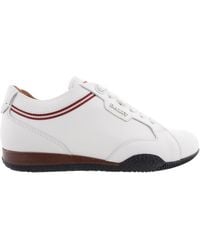 Bally - Fridia Leather Low-Top Sneakers, Brand Size 36 Us - Lyst