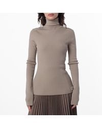 Burberry - Ekd Wool Blend Rollneck Sweater - Lyst