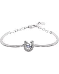 Swarovski - Symbolica Paved Horse Shoe Bangle - Lyst