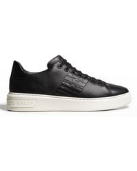 Bally - Mattye Leather Low-Top Sneakers, Brand Size 6.5 Us - Lyst