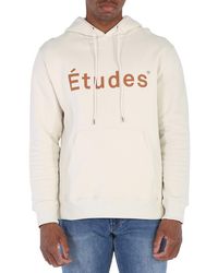 Etudes Studio - Chalk Logo-Print Organic-Cotton Hoodie - Lyst