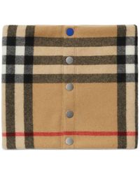 Burberry - Archive Vintage Check-pattern Cashmere Snood - Lyst