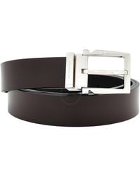 Ferragamo - Reversible Leather Gancini Belt, Cm - Lyst
