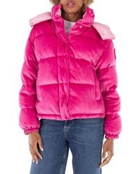 Moncler - Embroidered Logo Long Sleeve Jacket, Brand Size 2 - Lyst