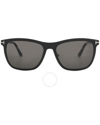 Tom Ford - Alasdhair Smoke Square Sunglasses Ft0526 02a 55 - Lyst
