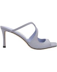 Jimmy Choo - Anise 75 Glitter Mules - Lyst