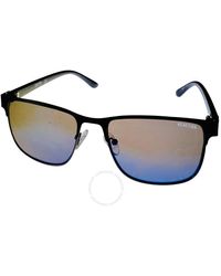 Kenneth Cole - Smoke Gradient Square Sunglasses Kc1413 01b 56 - Lyst