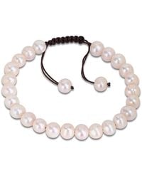 Amour - 8-9Mm Cultured Freshwater Pearl Adjustable Bracelet - Lyst