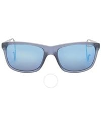 Chopard - Polarized Blue Square Sunglasses Sch156m Agqb 57 - Lyst