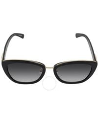 Longchamp - Grey Gradient Cat Eye Sunglasses - Lyst