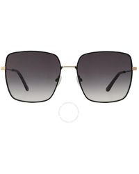 Calvin Klein - Grey Gradient Square Sunglasses Ck20135s 001 58 - Lyst