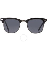 Kenneth Cole - Smoke Square Sunglasses Kc1330 01a 50 - Lyst