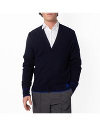 Burberry - Equestrian Knight Wool Cardigan - Lyst