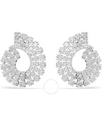 Swarovski - Matrix Round-Cut Earrings - Lyst