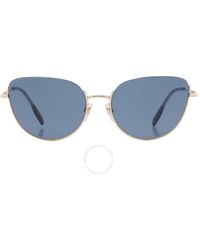 Burberry - Harper Blue Cat Eye Sunglasses Be3144 110980 58 - Lyst