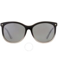 Guess Factory - Smoke Mirror Cat Eye Sunglasses Gf0302 05c 60 - Lyst