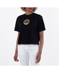 Versace - T-Shirt With Medusa Head - Lyst