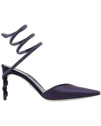 Rene Caovilla - Rene Caovilla Margot 80 Satin Pumps - Lyst