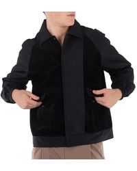 Redemptive - Stitching Design Oversized Bomber Jacket - Lyst