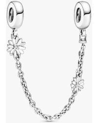 PANDORA - Daisy Sterling Safety Chain - Lyst