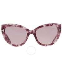 Tom Ford - Anya Cat Eye Sunglasses - Lyst