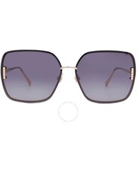 Chopard - Grey Gradient Square Sunglasses Schf72m 0300 62 - Lyst