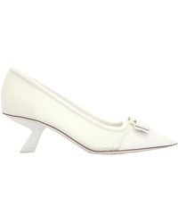 Ferragamo - Ferragamo Anz Vara Bow Mesh Pumps - Lyst