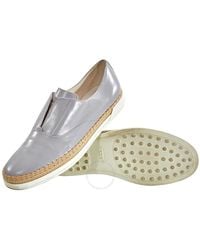Tod's - S Espadrilles Leather Slip On Shoes - Lyst