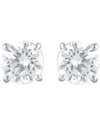 Brilliant Diamond - 14Kt 2.00 Carat Lab Grown Diamond Stud Earrings For - Lyst