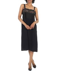 Maison Margiela - Ladies Silk Viscose Midi Dress, Brand Size 40 (Us - Lyst